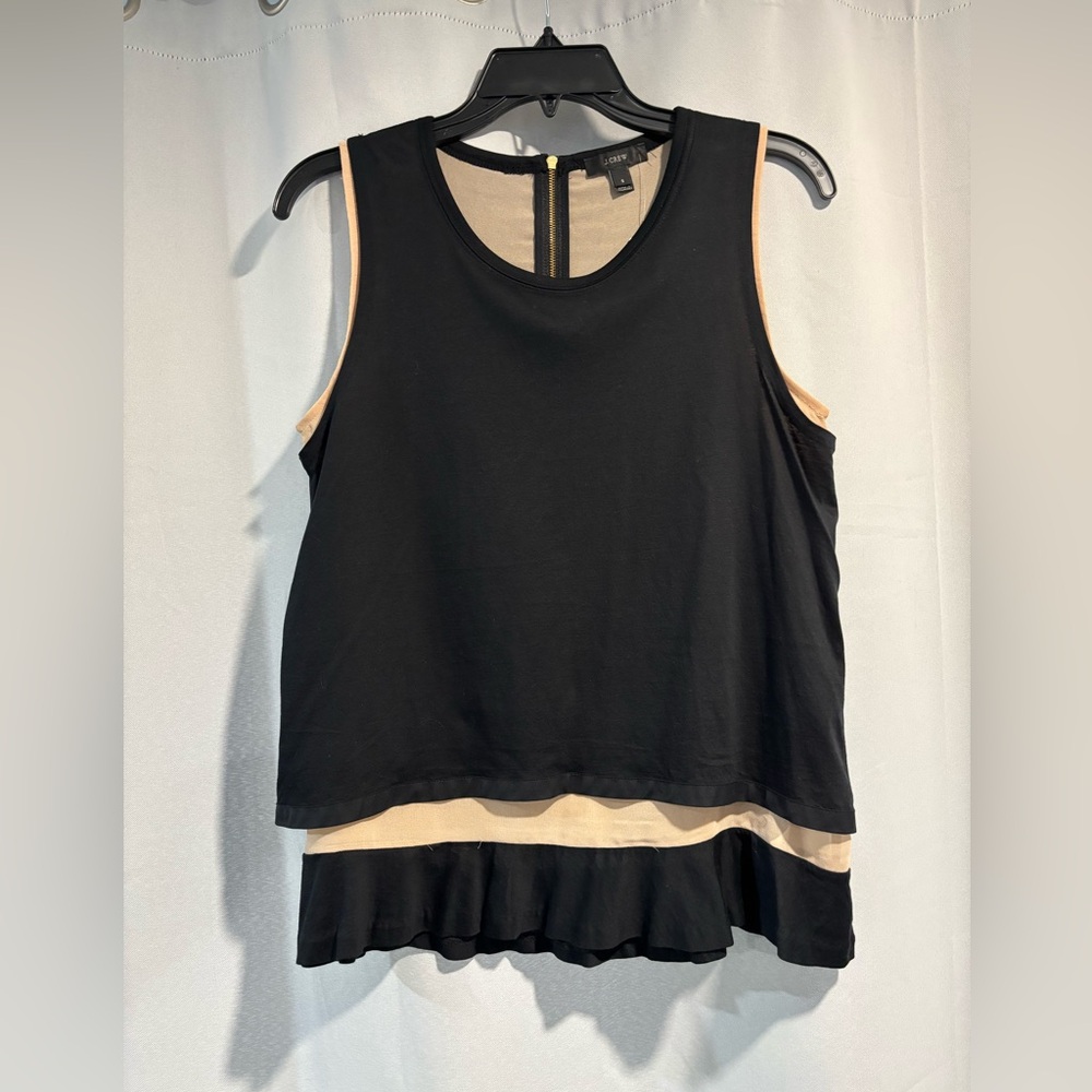 NWT - J. Crew twofer sleeveless top ( Size S)